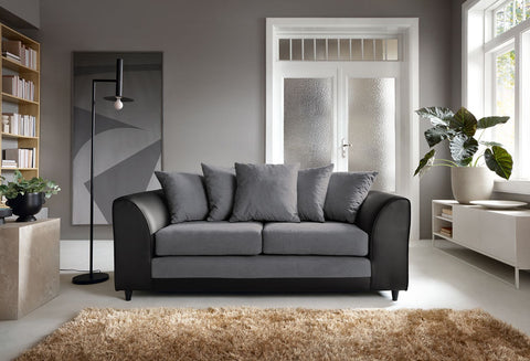 Dylan Chenille 3  Seater Sofa Dark grey Comfert couches