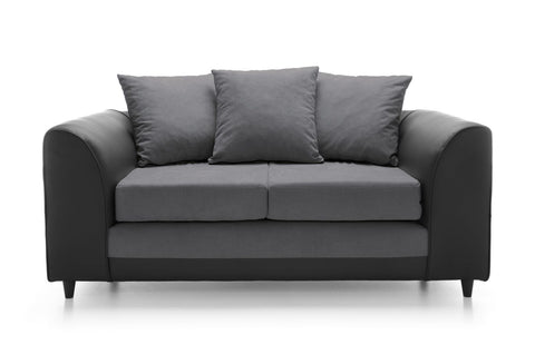 Dylan Chenille 2 Seater Sofa Dark Grey Comfert couches