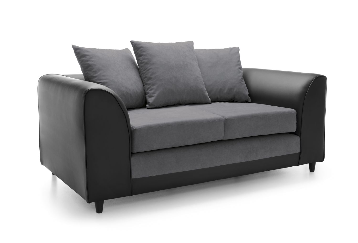 Dylan Chenille 2 Seater Sofa Dark Grey Comfert couches