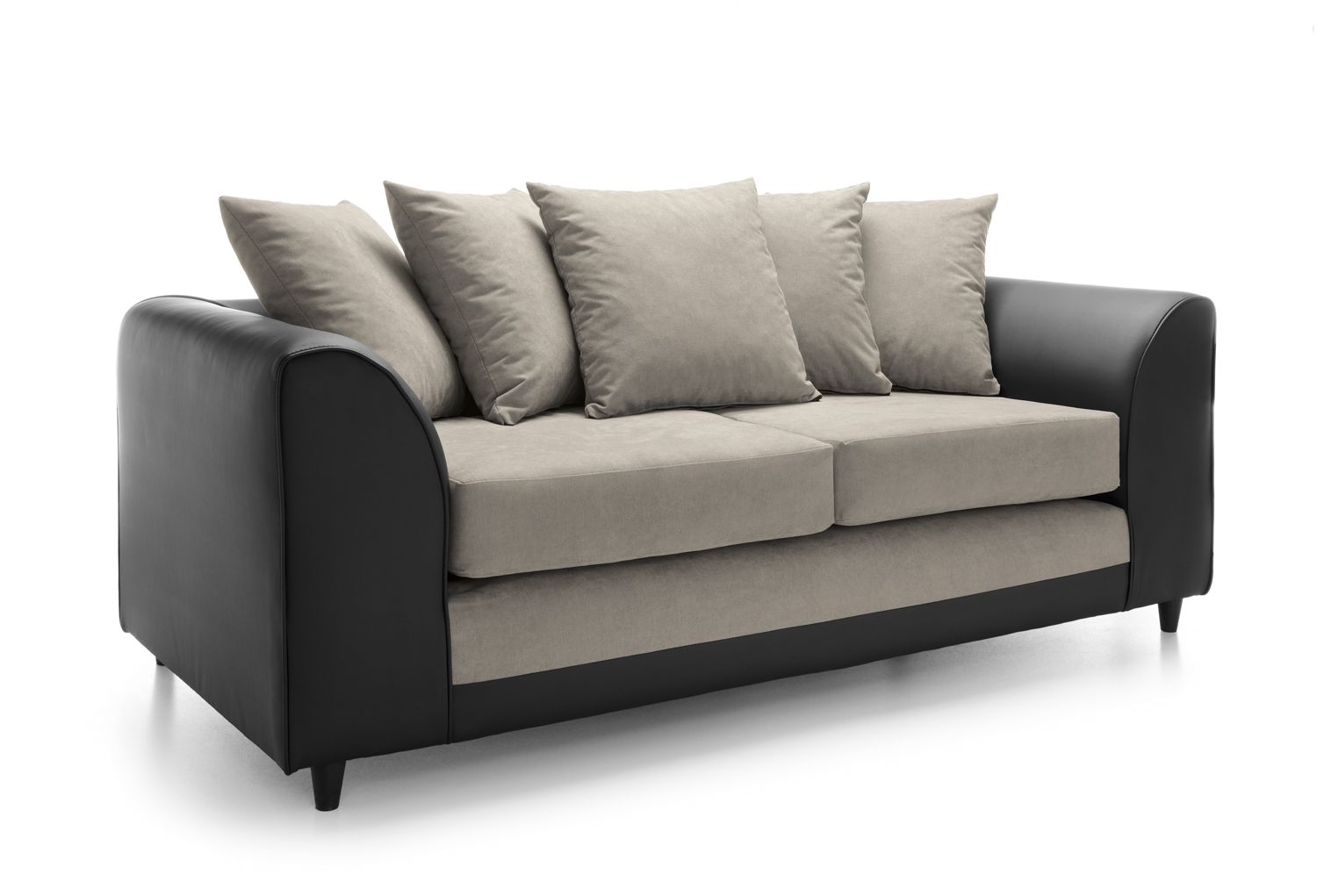 Dylan Chenille 3 Dark Grey Sand color Comfert couches