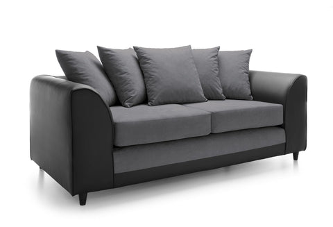 Dylan Chenille 3  Seater Sofa Dark grey Comfert couches