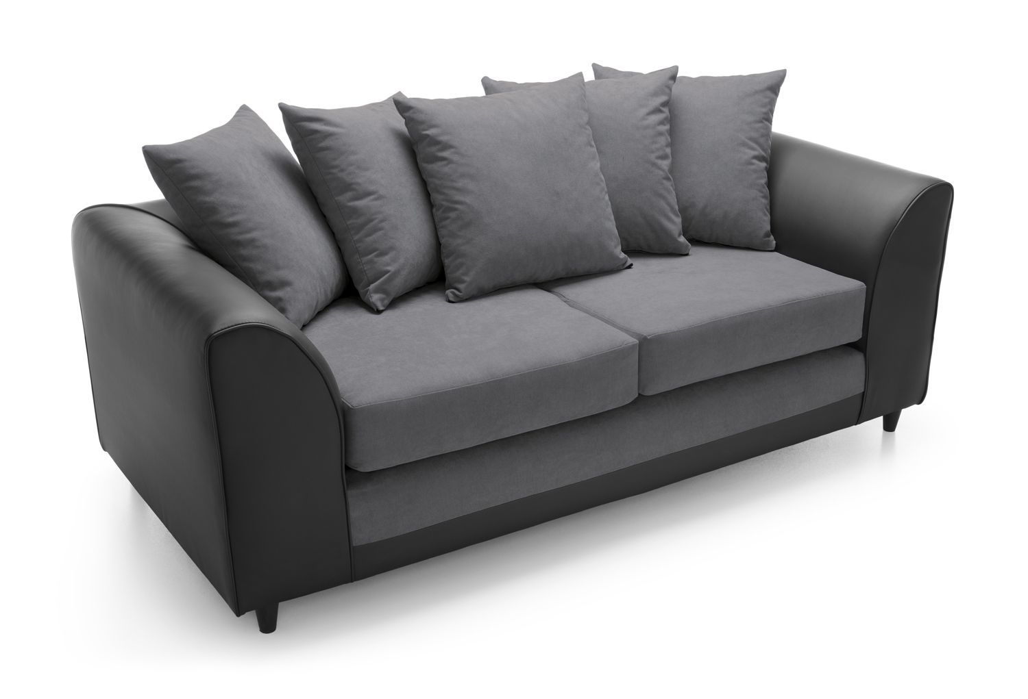 Dylan Chenille 3  Seater Sofa Dark grey Comfert couches