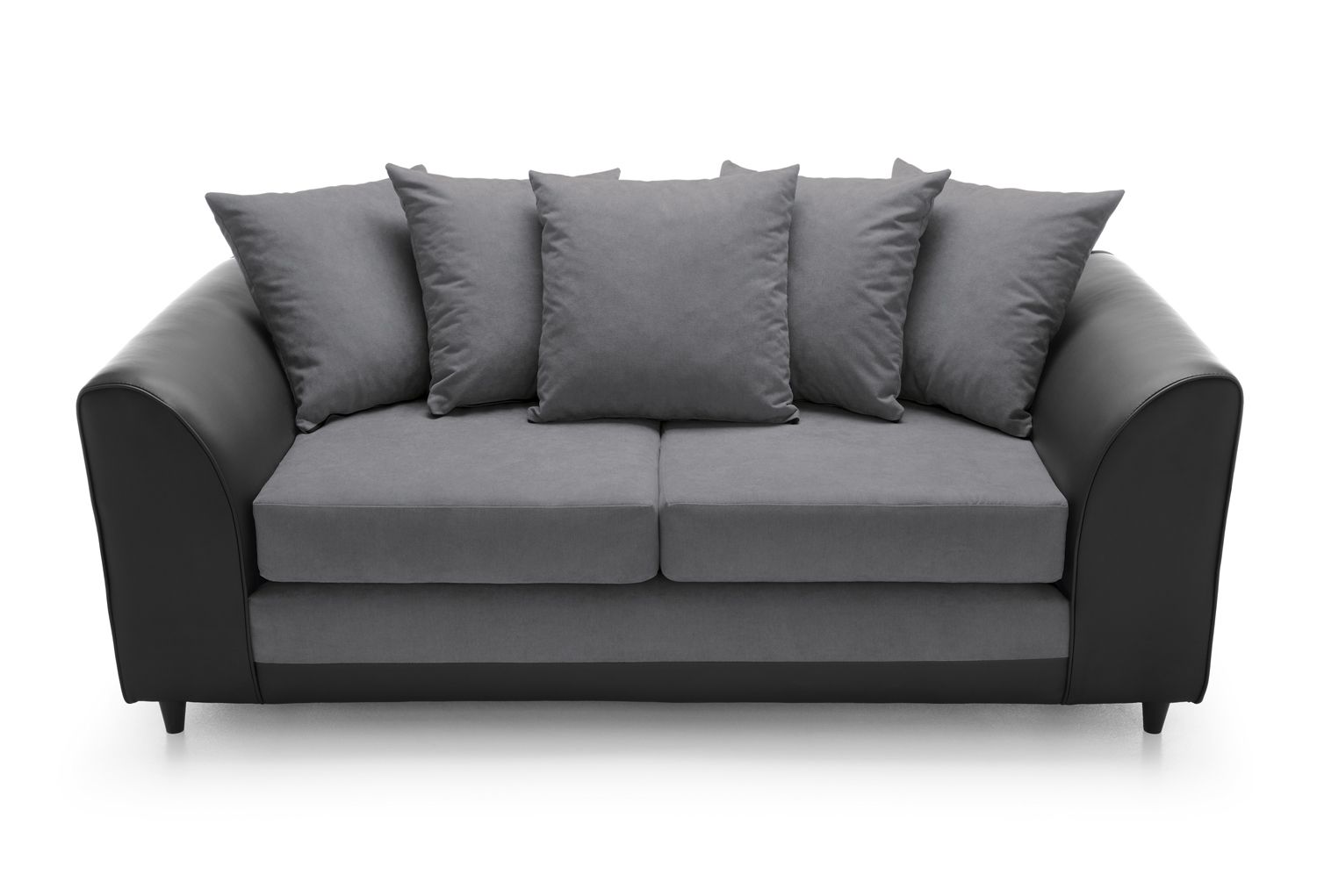 Dylan Chenille 3  Seater Sofa Dark grey Comfert couches