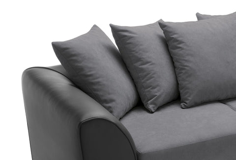 Dylan Chenille 3  Seater Sofa Dark grey Comfert couches