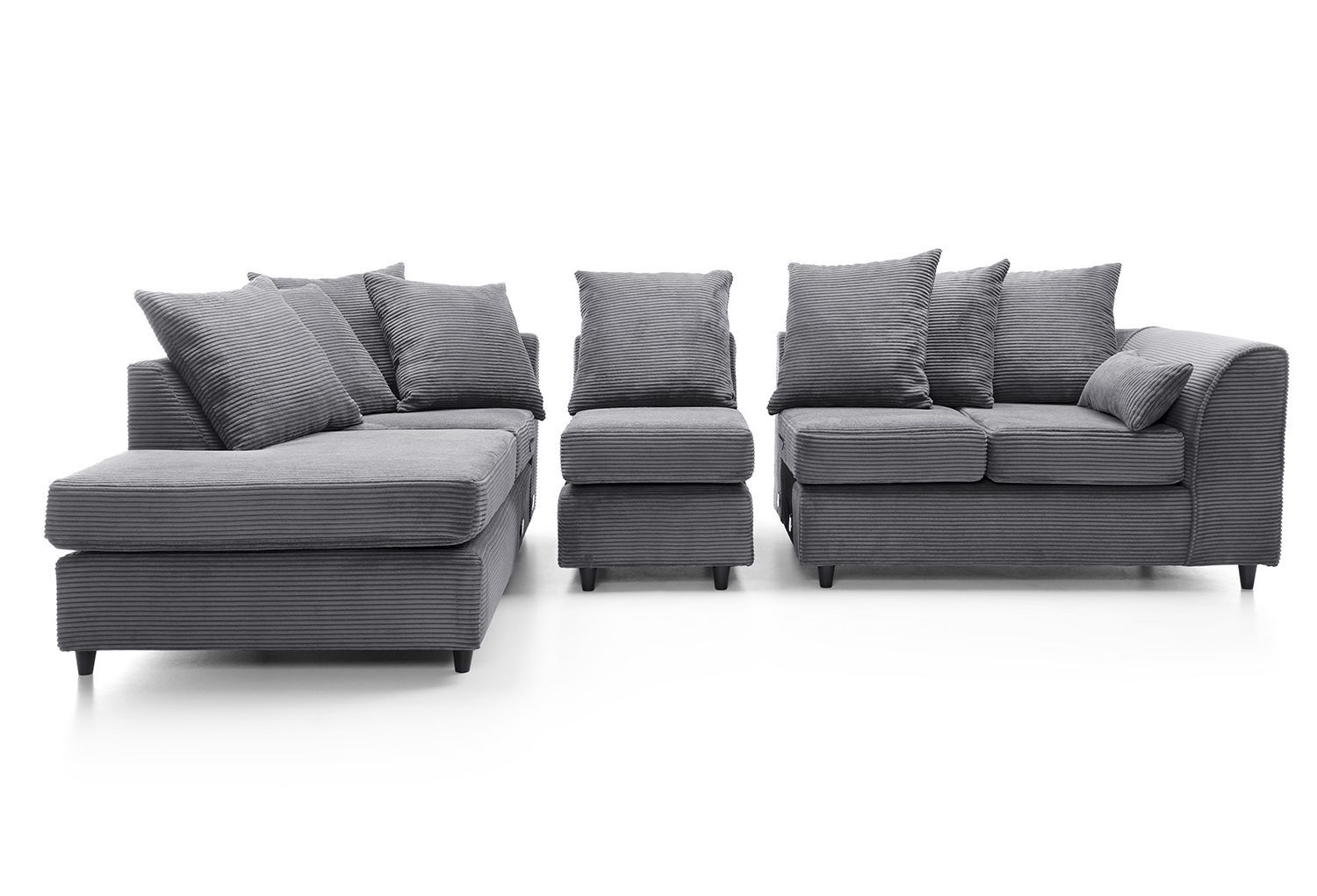 Jumbo Cord Large Corner Sofa Comfert couches